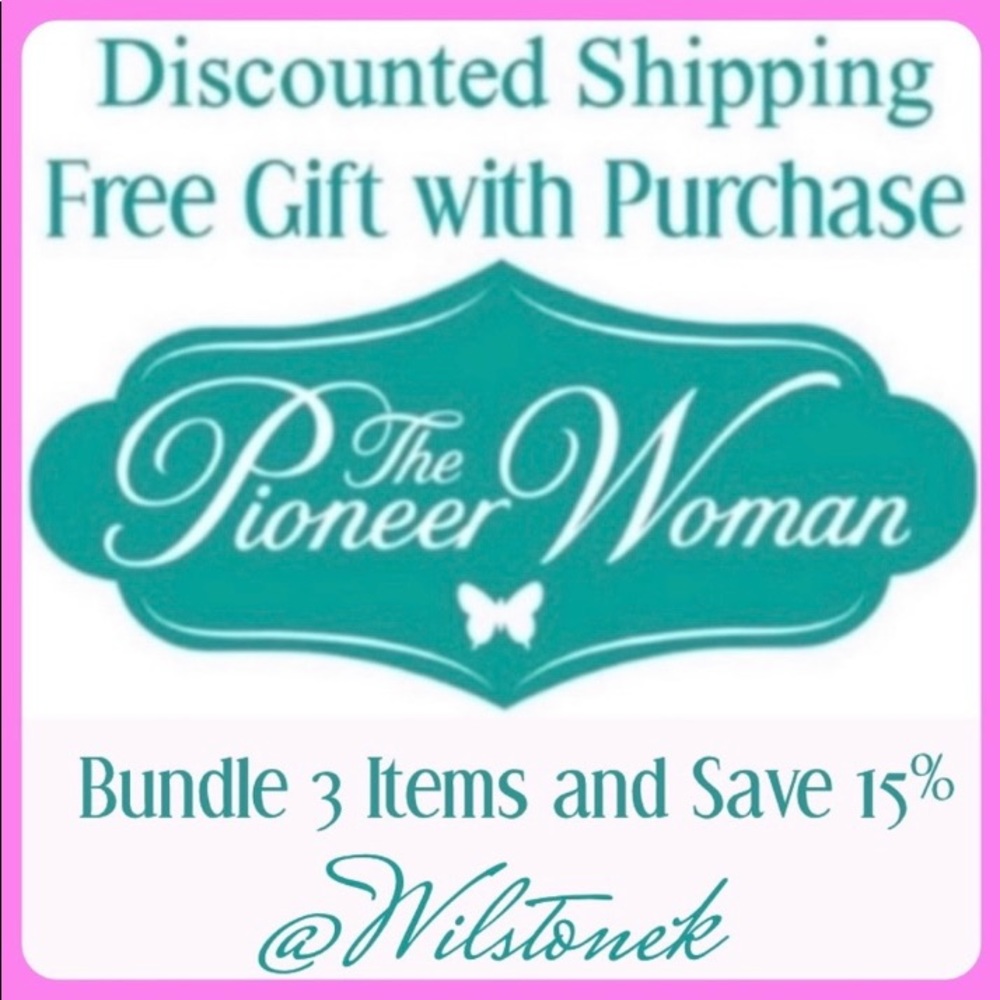 The Pioneer Woman Rose Ditsy- Bless This Mess- Reusable Bag Saver - Picture 4 of 4